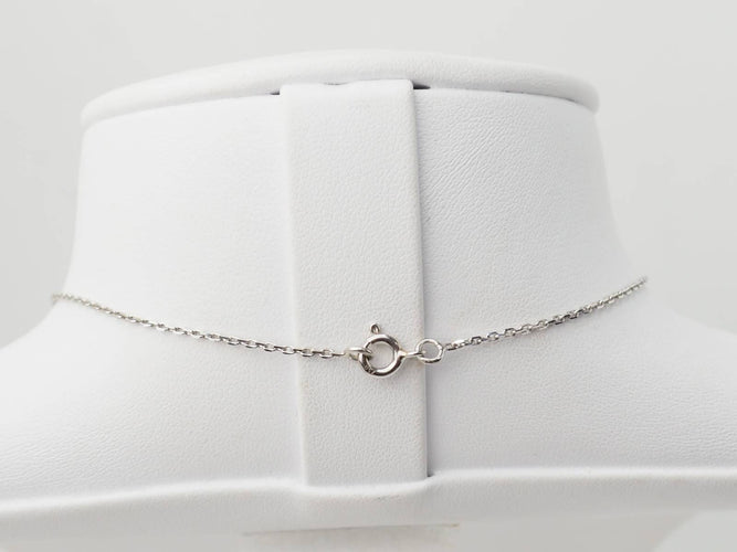 Collier Collier solitaire en or blanc et rubis 2,12ct 58 Facettes 20021