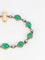 Bracelet Bracelet ancien cabochons d'émeraudes or jaune diamants 58 Facettes 777