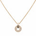 Pendentif Bulgari Collier Bulgari Bulgari Or rose Diamant 58 Facettes 3444330RV