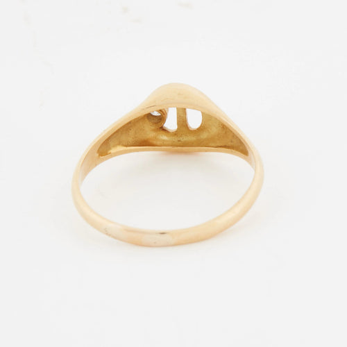 Bague 51 BAGUE OR JAUNE COLLECTION Catherine Deneuve 58 Facettes RÉF 11072/16