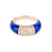 Bague 50.5 Van Cleef & Arpels - Bague Philippine Lapis Lazuli Diamants Or Jaune 58 Facettes 1