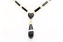 Collier Collier Nap III en or 18 carats serti d'onyx et d'agates 58 Facettes B606