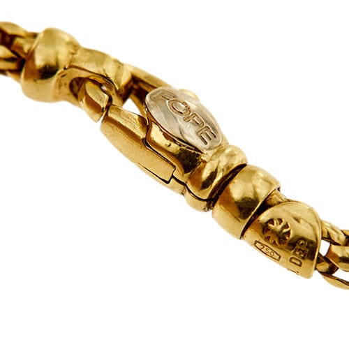 Collier Collier long en maille popcorn 58 Facettes 35990