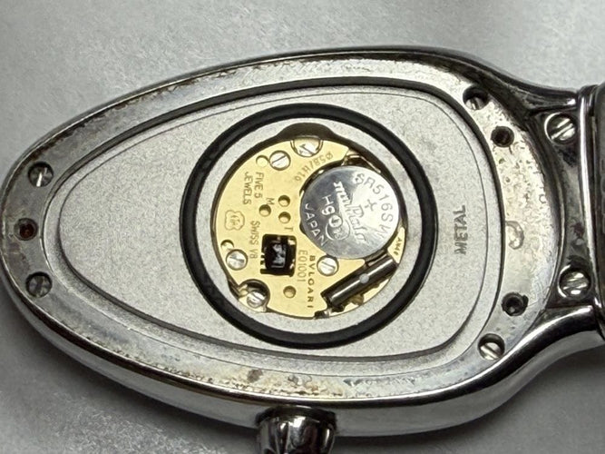 Montre montre BULGARI serpenti tubogas sp35s 101911 35mm acier lady quartz 58 Facettes 272424