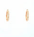 Boucles d'oreilles Boucles d'oreilles en or rose et diamants 58 Facettes