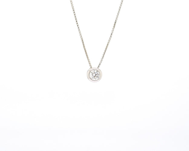Collier Collana punto luce Ct 0,60 58 Facettes