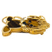 Clip Clip Van Cleef & Arpels, "Lucky Animals Lion," en or jaune, oeil de tigre et onyx. 58 Facettes 29924