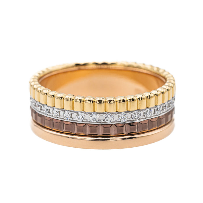 Boucheron Ring Quatre Yellow gold Diamond