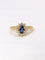 Bague 50 Bague marguerite saphir diamants 58 Facettes J400