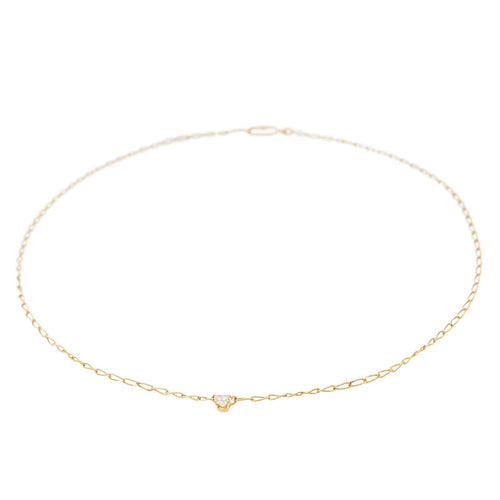 Collier Collier Solitaire Or jaune Diamant 58 Facettes 3330019CN