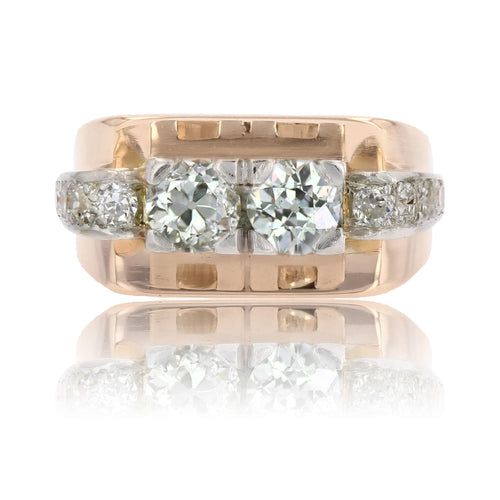 Bague 54 Bague tank diamants 58 Facettes 25-051