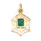 Pendentif Pendentif Or jaune Emeraude 58 Facettes 3447712CN