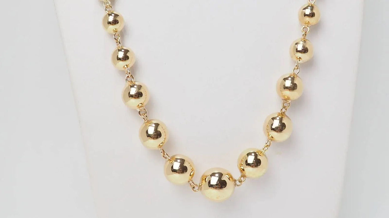 Collier Collier Marseillais Boules Or Jaune 58 Facettes F