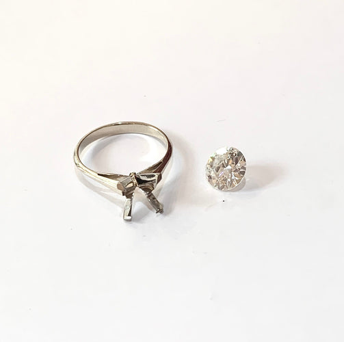 Bague Diamant 2.04 Carats (Certificat LFG) 58 Facettes BD211