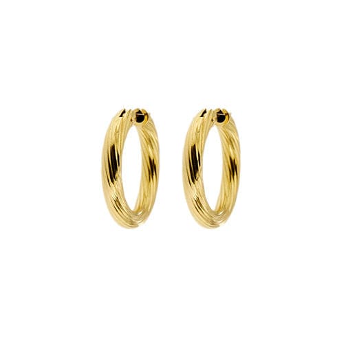 Boucles d'oreilles Boucles d'oreilles créoles en or jaune 58 Facettes 38302