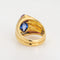 Bague 52 Chopard - Bague Or Jaune Saphir Rose & Bleu 58 Facettes G13362