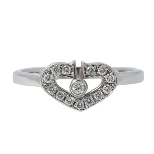 Bague 54 Cartier 'Hearts &Amp; Symbols'  'C Heart' 58 Facettes 1799