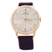 Montre Montre Jaeger Lecoultre, or rose, bracelet cuir. 58 Facettes 33913