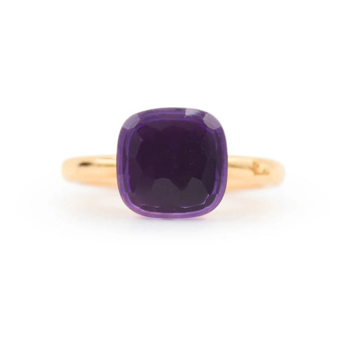 Bague 53 POMELLATO - Bague NUDO en or rose avec topaze 58 Facettes