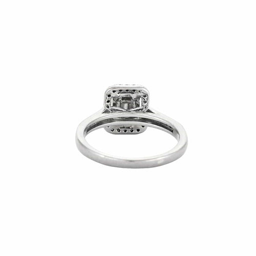 Bague 50 Bague or blanc et diamants 58 Facettes BO/230043/