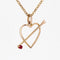 Pendentif Pendentif coeur fléché 58 Facettes 22-001A