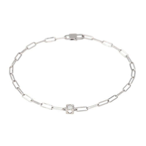 Bracelet Dinh Van  Bracelet    Le cube  Or blanc Diamant 58 Facettes 4410626CN