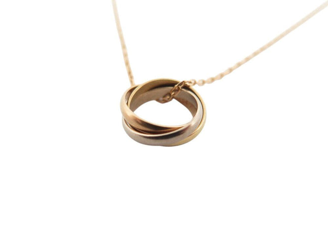 Collier collier CARTIER trinity mini pendentif 3 anneaux ors 18k 58 Facettes 269166