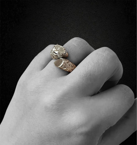 Bague Bague serpent sertie de diamants, Janesich 58 Facettes
