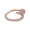 Bague 55 Bague Cartier, "Juste Un Clou", or rose, diamants. 58 Facettes 33751