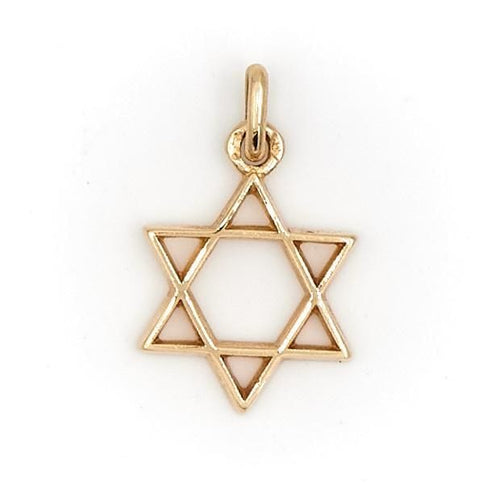 Pendentif Pendentif Etoile de David Or jaune 58 Facettes 1783195CN