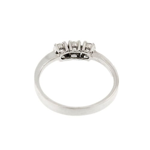 Bague 52 Bague trilogie avec diamants de 0,36 ct 58 Facettes 27536