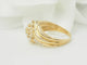 Bague 52 Bague en or jaune pavage de diamants 58 Facettes 33391