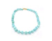 Collier Collier turquoise avec fermoir doré 58 Facettes