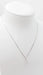 Collier Collier solitaire or blanc diamant poire 58 Facettes 32702