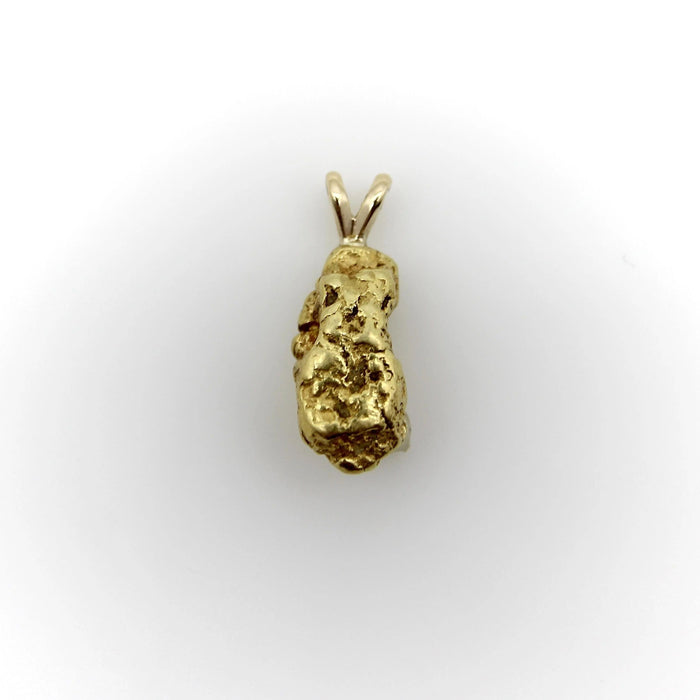 Pendentif Breloque pépite d'or Vintage avec diamant 58 Facettes A1000K