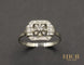 Bague 45.5 Bague Art Déco Diamant et Platine 58 Facettes A10574