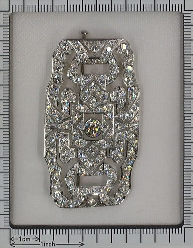 Broche Broche diamant Art Déco des années 1950 58 Facettes 24110-0138