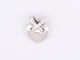 Pendentif pendentif CHAUMET coeur liens en or blanc 13 diamants 58 Facettes 264884