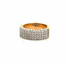 Bague 57 Alliance Demi-Tour Or Jaune Diamants 58 Facettes 81-GS33773-4