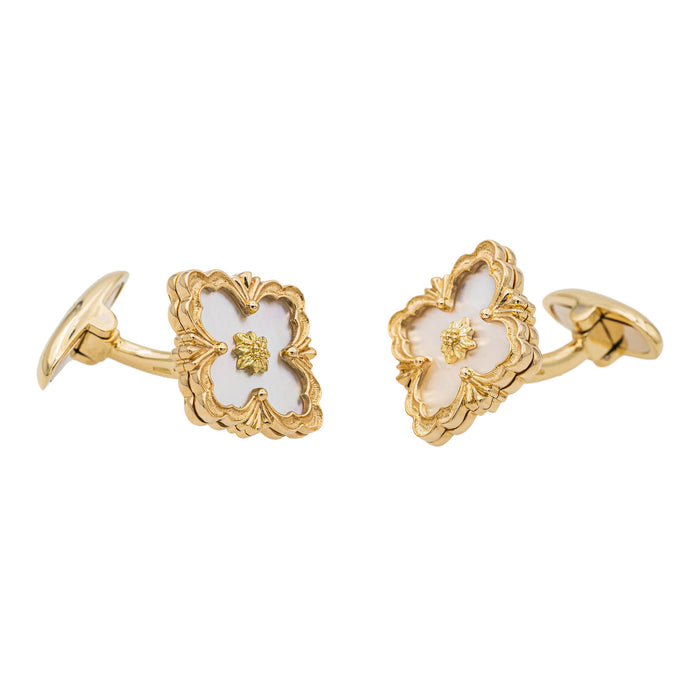 Buccellati Cufflinks Yellow gold Mother-of-pearl