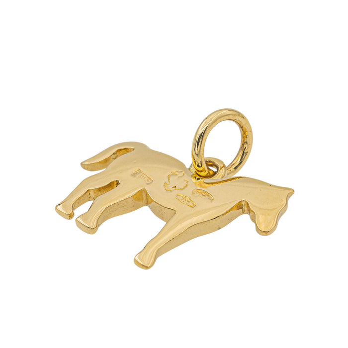 Dodo Pomellato Horse pendant Yellow gold