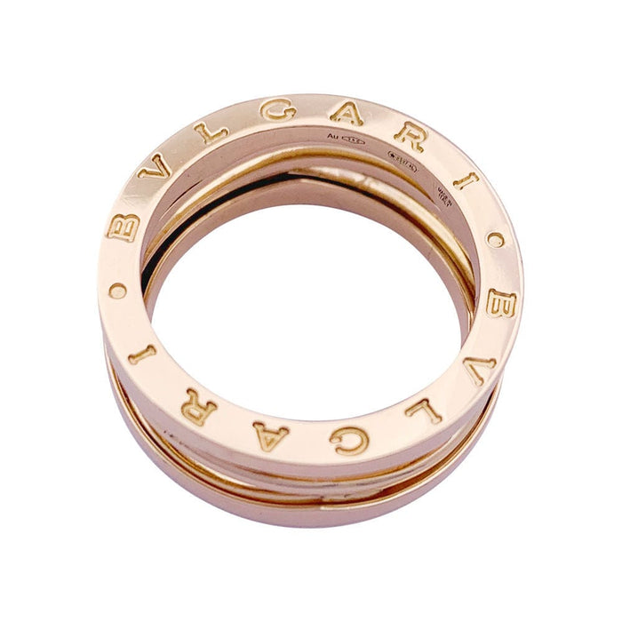 Bague 60 Bague Bulgari "B.Zero1 Zaha Hadid" en or rose. 58 Facettes 33690