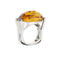 Bague 56 Bague citrine et diamants 58 Facettes 12776