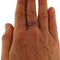 Bague Bague Damiani en or rose 18 carats, anneau carré serti de diamants 58 Facettes G3884