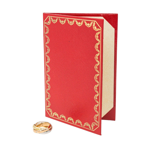 Bague 49 Cartier Bague Alliance Trinity Star Or rose Diamant 58 Facettes 3377194CN