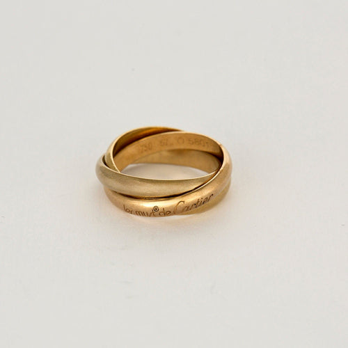 Bague 57 CARTIER - Trinity - Bague Muste de Cartier trois ors 58 Facettes CAN11553