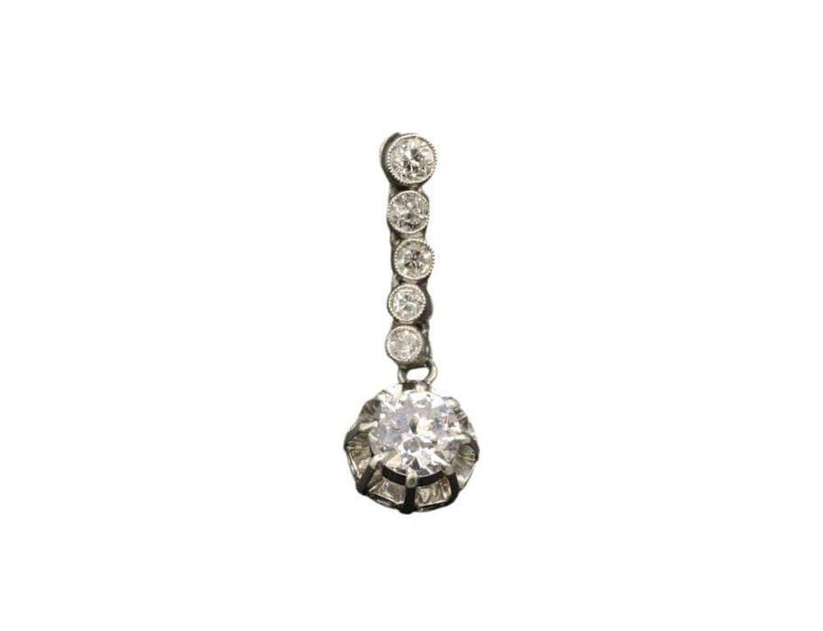 Pendentif Pendentif platine diamants 58 Facettes A10377