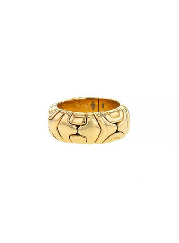 Bague Bulgari Alveare Gold Band Ring 58 Facettes