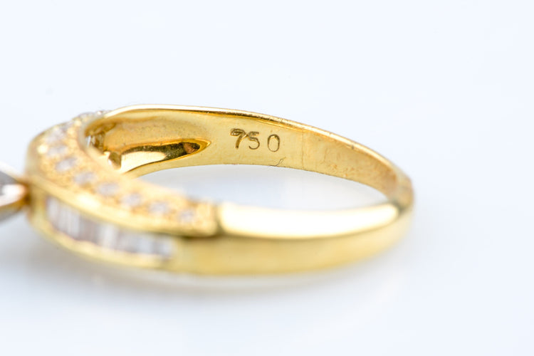 Bague 53 Bague en or jaune entièrement sertie de diamants 58 Facettes BG31300214-107