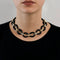 Collier Collier Vintage Or & Onyx 58 Facettes BO/230055